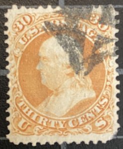 US Stamps - SC# 71 - Used - Nibbed Corner - Final Markdown - SCV = $250.00