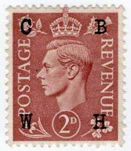 (I.B) George VI Commercial Overprint : C B W H