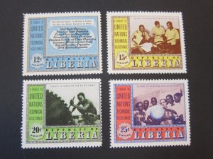 Liberia 1954 Sc C78-81 set MNH