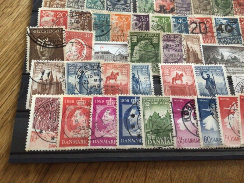 Denmark mounted mint or used stamps  A12362