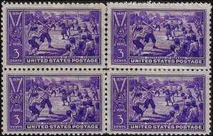 855 Mint,OG,HR... Block of 4... SCV $7.00