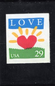 2813 LOVE, MNH Booklet Stamp