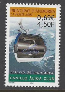 Andorra French 2001 Canillo Aliga VF MNH (532)