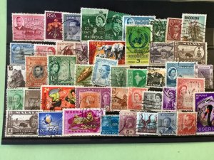 British  commonwealth & Worldwide used stamps Ref A4487