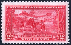 SC#618 2¢ Lexington-Concord Issue (1925) MNH