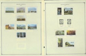 South Africa 1941-1995 M & U Hinged on Scott International Pages Thru 1999