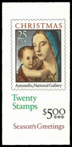 PCBstamps   US #2514a (BK180) $5.00(2x10x25c)Madonna & Child, MNH, (4)