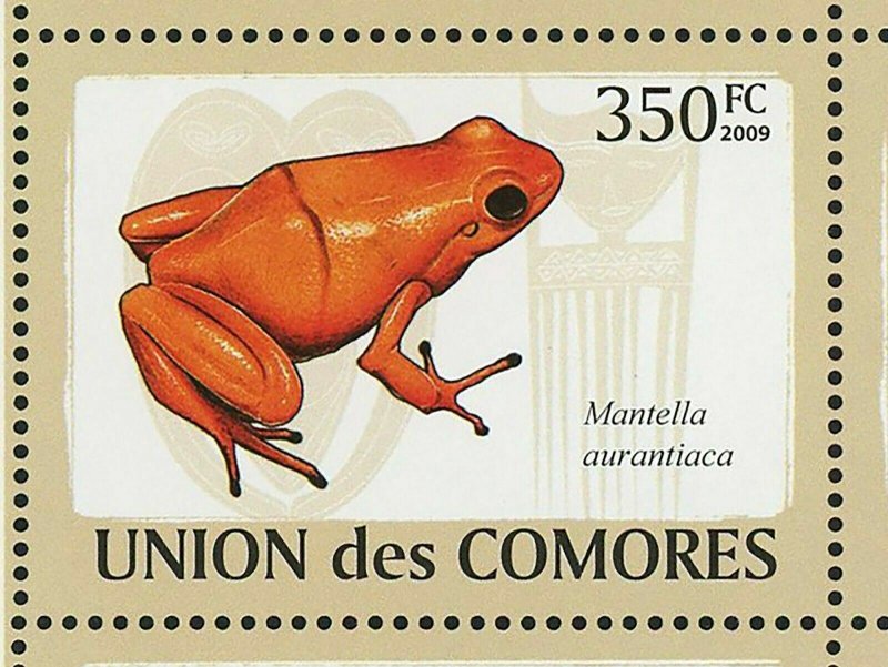 Frogs Stamp Xenopus Laevis Mantella Aurantiaca Pyxicephalus S/S MNH #2163-2168 