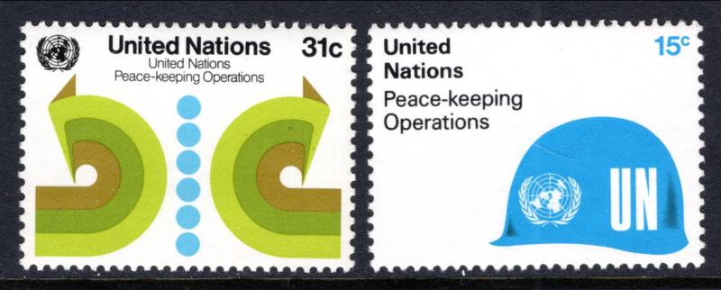 UN New York 320-321 MNH VF