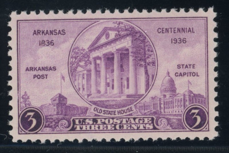 US Stamp #782 Arkansas State House 3c - PSE Cert - XF-SUP 95 - MNH - SMQ $35.00