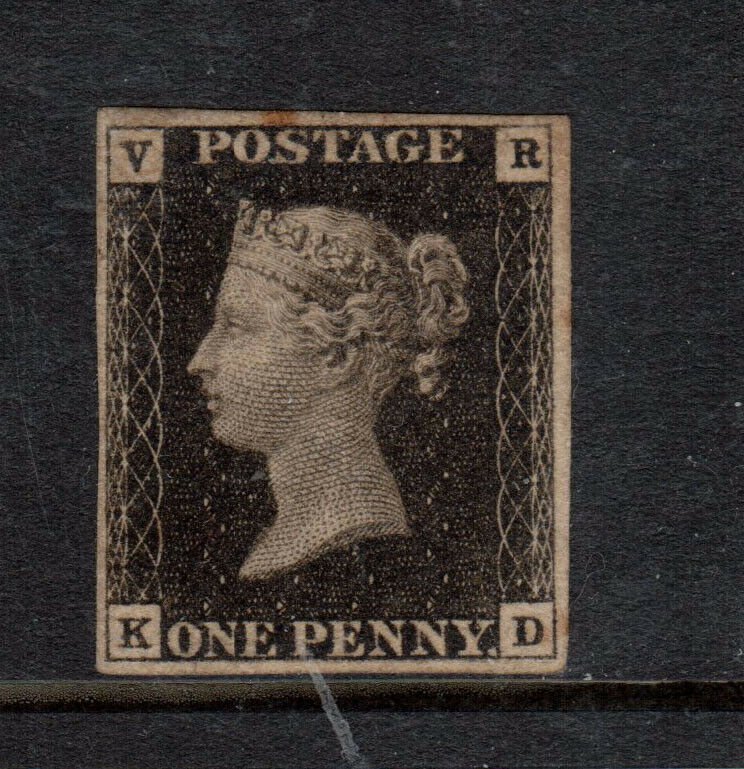 Great Britain #O1 (SG #V1) Very Fine Mint Unused (No Gum) **With Certificate**