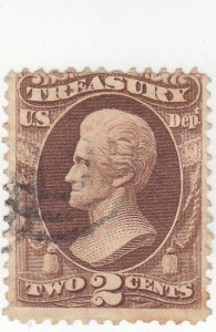 Scott # O73 - 2c Brown - Jackson - Official Stamps - Used