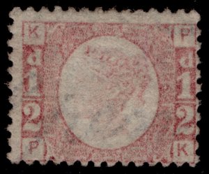 GB QV SG49, ½d rose plate 3, M MINT. Cat £250. PK