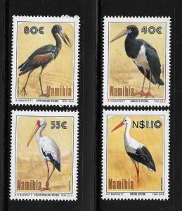 Namibia 1994 Storks of Etosha Birds Sc 766-769 MNH A766
