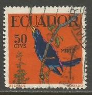 ECUADOR 647 VFU BIRD I131-3