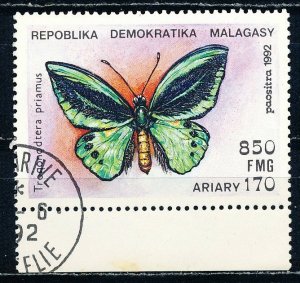 Malagasy Republic #1085 Single Butterfly CTO