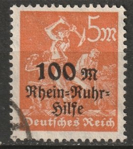 Germany 1923 Sc B5 used