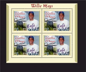 Stamps.Sports Baseball Willie Mays  2022 year ,9 sheets  perforated  NEW