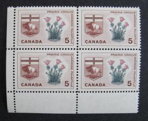 Canada 422i Corner Block LL VF MNH