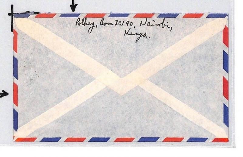 CE152 Kenya Nairobi 1973 Air Mail Cover