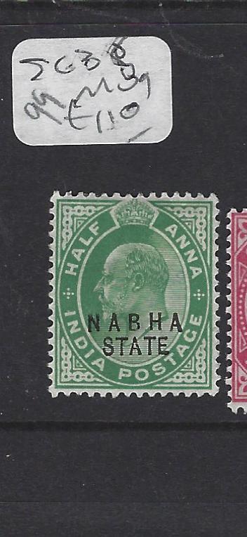 INDIA  NABHA   (P2508B)   KE 38  1/2 A  MOG