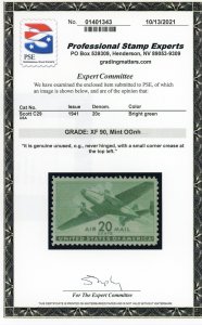 US Stamp #C29 Twin Motor Transport 20c - PSE Cert - XF 90 - MNH - SMQ $20.00 