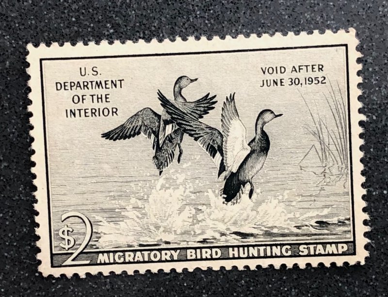 US scott # RW18 1951 $2 Federal Duck Stamp NG CV$20