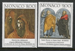 Monaco # 2052-3 Mint Never Hinge.