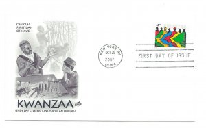 4220 41c Kwanzaa, 2007, ArtCraft FDC