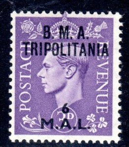 Tripolitania - Br Occupation --  B.M.A -1948 -  T 6  -  Mint Never Hinged -  