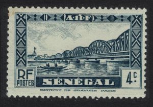 Senegal Faidherbe Bridge Boat Dakar 4c 1935 MNH SC#145 SG#142