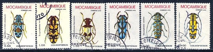 Mozambique; 1978: Sc. # 579-584; O/Used CTO Cpl Set