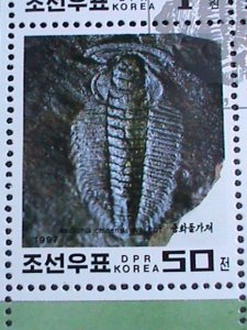 ​KOREA STAMP-1997-SC#3641 REDICHIA CHINENSIS & PTYCHIPARIA COREANICA CTO S/S