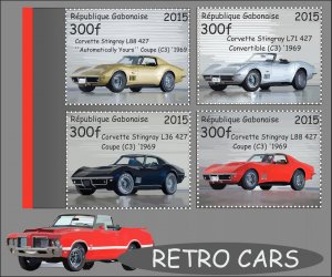 Stamps. Cars  1+1 sheets perforated 2016 year MNH**