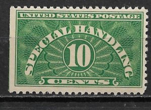 1928 USA QE1 Special Handling 10¢ MNH