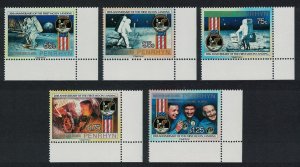 Penrhyn First Manned Moon Landing Space 5v Corners 1989 MNH SG#435-439