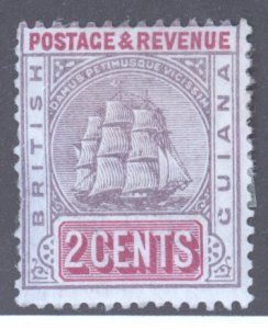 British Guiana, Scott #133, MH, thin