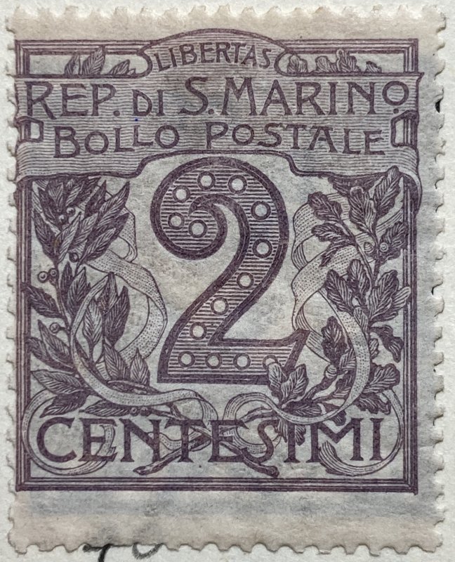 AlexStamps SAN MARINO #40 FVF Mint