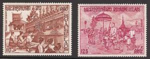 Laos C94-C95 Mint VF HR