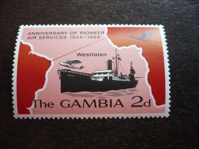 Stamps - The Gambia - Scott# 241 - Mint Never Hinged Part Set of 1 Stamp