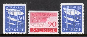 Sweden - Scott #538-540 - MH - SCV $4.20