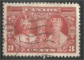 CANADA, 1935, used 3c, King George Scott 213