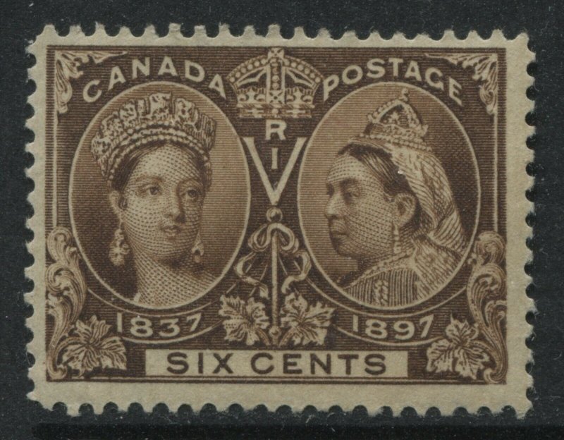 Canada QV 1897 6 cents Jubilee mint o.g. 