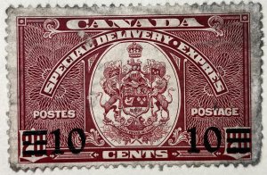 AlexStamps CANADA #E9 VF Used