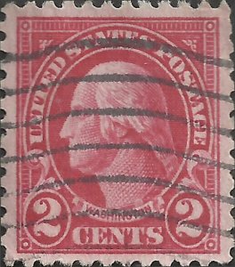 # 554 Used Fine Carmine George Washington