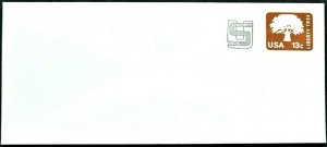 1978 Scott U588 stamped envelope, revalued