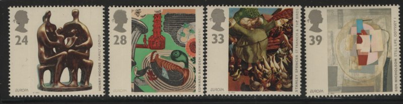 GREAT BRITAIN 1498-1501  MNH SET