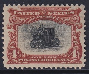 296 U.S 1901 Pan-American Exposition 4¢ MMH CV $70.00 Stock #2