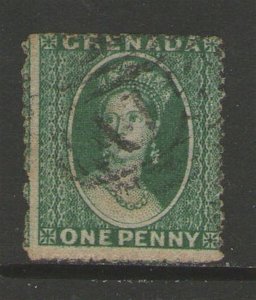 Grenada 1862 Chalon SG 2 SC 1 FU