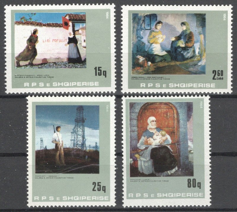 Albania 1984 Paintings MNH VF